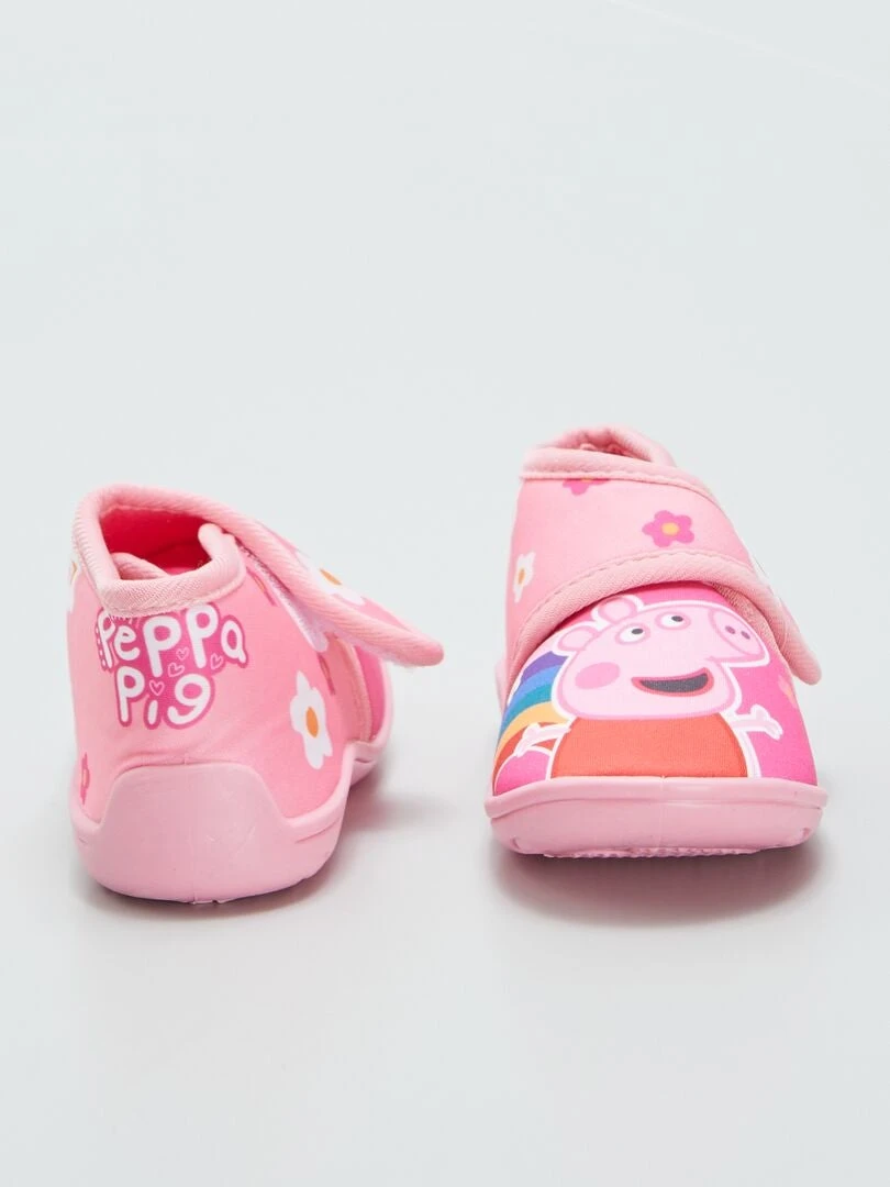 Pantofole Alte Con Chiusura A Strappo 'Peppa Pig' 3 Pantofole Alte Con Chiusura A Strappo 'Peppa Pig' - immagine 3