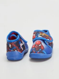 Pantofole Alte Con Chiusura A Strappo 'Spiderman' -Kiabi pantofole alte con chiusura a strappo spiderman blu atb42 1 frb3