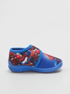 Pantofole Alte Con Chiusura A Strappo 'Spiderman' -Kiabi pantofole alte con chiusura a strappo spiderman blu atb42 1 frb4