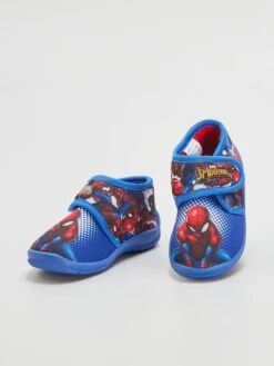Pantofole Alte Con Chiusura A Strappo 'Spiderman' -Kiabi pantofole alte con chiusura a strappo spiderman blu atb42 1 frb5