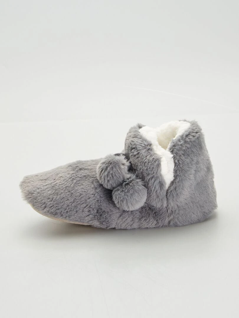 Pantofole Alte In Maglia Soffice 4 Pantofole Alte In Maglia Soffice - immagine 4