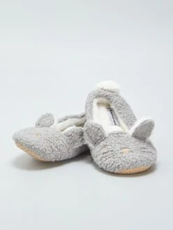 Pantofole Ballerine 'coniglio' -Kiabi pantofole ballerine coniglio grigio azf58 1 frb3