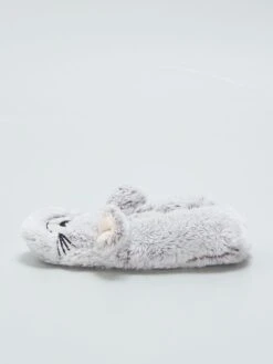 Pantofole Ballerine Imbottite 'topo' -Kiabi pantofole ballerine imbottite topo grigio ayc53 2 frb4