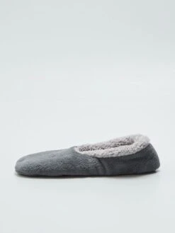 Pantofole Ballerine In Pile -Kiabi pantofole ballerine in pile grigio ayc37 2 frb4