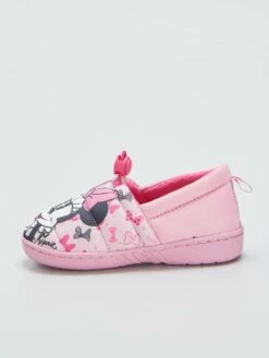 Pantofole Chiuse Trapuntate 'Minnie' -Kiabi pantofole chiuse trapuntate minnie rosa ast07 1 frb4