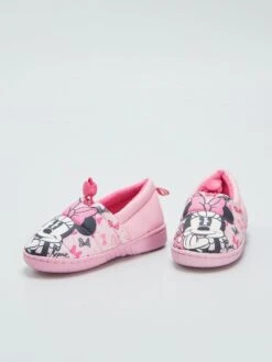 Pantofole Chiuse Trapuntate 'Minnie' -Kiabi pantofole chiuse trapuntate minnie rosa ast07 1 frb5