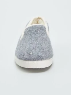 Pantofole Con Interno In Sherpa -Kiabi pantofole con interno in sherpa grigio ayd57 1 frb3