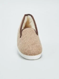 Pantofole Con Interno Sherpa -Kiabi pantofole con interno sherpa beige ayd53 1 frb6