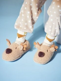 Pantofole Di Natale Con Decorazione