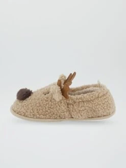 Pantofole Di Natale Con Decorazione -Kiabi pantofole di natale con decorazione beige ajf44 1 frb4