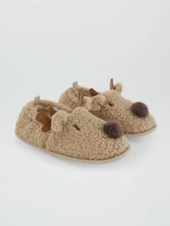 Pantofole Di Natale Con Decorazione -Kiabi pantofole di natale con decorazione beige ajf44 1 frb6