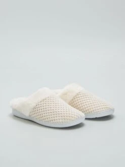 Pantofole In Maglia Morbida