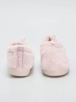 Pantofole In Pelliccia Sintetica 7 Pantofole In Pelliccia Sintetica -Kiabi pantofole in pelliccia sintetica rosa axy94 1 frb3
