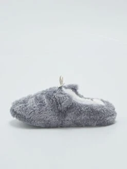 Pantofole Mules Foderate Di Pelliccia 'animale' -Kiabi pantofole mules foderate di pelliccia animale grigio azg14 2 frb4