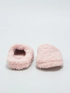 Pantofole Mules In Sherpa -Kiabi pantofole mules in sherpa rosa ayc55 2 frb3