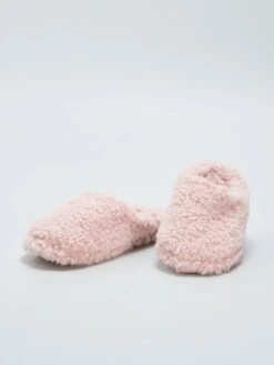 Pantofole Mules In Sherpa -Kiabi pantofole mules in sherpa rosa ayc55 2 frb5