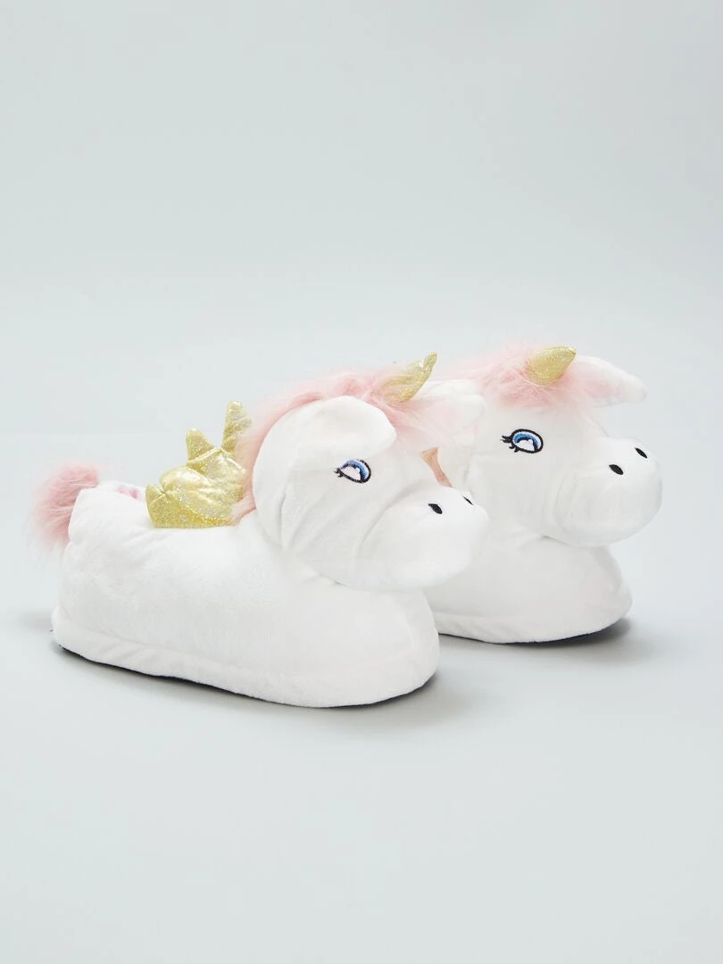 Pantofole Unicorno In 3D 1 Pantofole Unicorno In 3D