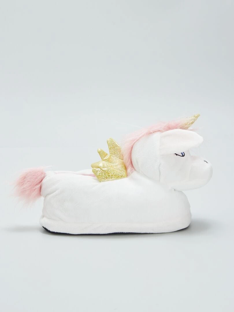 Pantofole Unicorno In 3D 2 Pantofole Unicorno In 3D - immagine 2