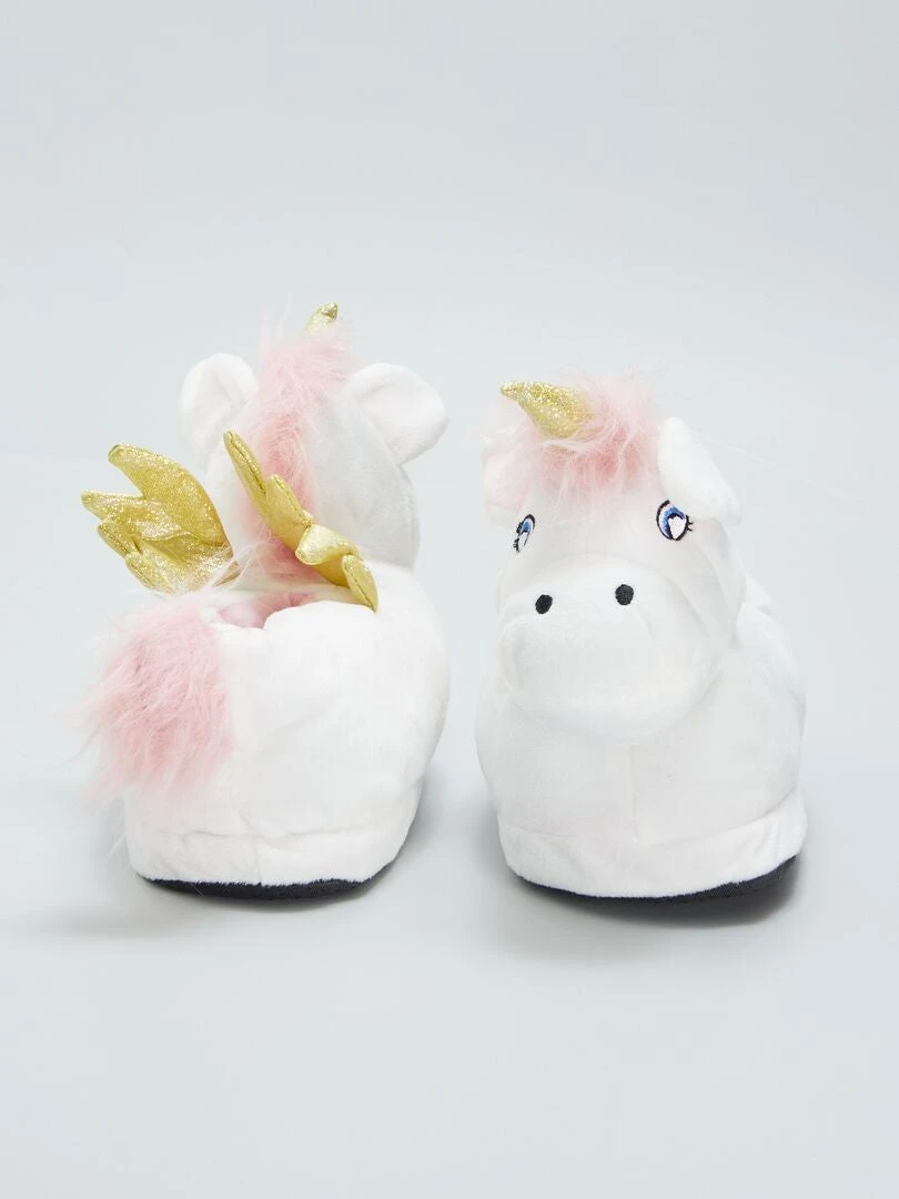 Pantofole Unicorno In 3D 3 Pantofole Unicorno In 3D - immagine 3