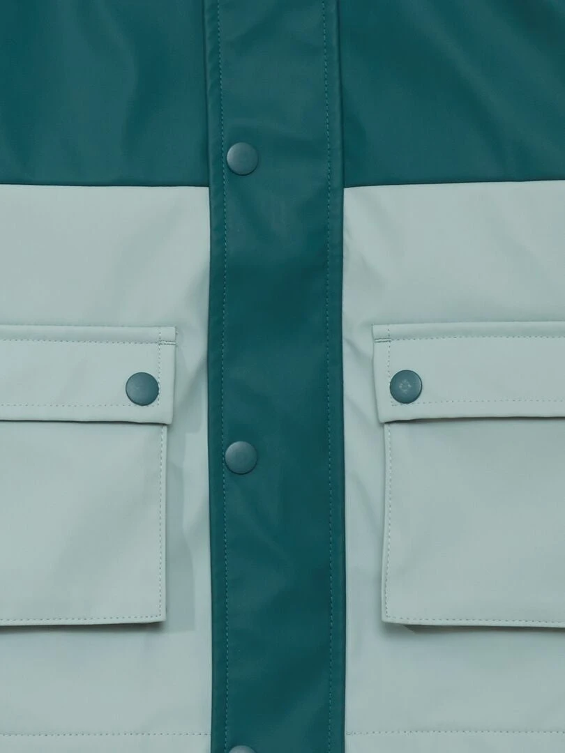 Parka Bicolore Con Fodera In Pile 4 Parka Bicolore Con Fodera In Pile - immagine 4