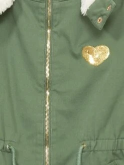 Parka Con Cappuccio Interno In Sherpa -Kiabi parka con cappuccio interno in sherpa kaki atn01 1 frb3