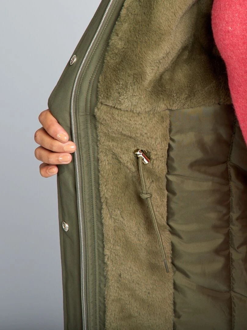 Parka Lungo Con Cappuccio 7 Parka Lungo Con Cappuccio - immagine 7