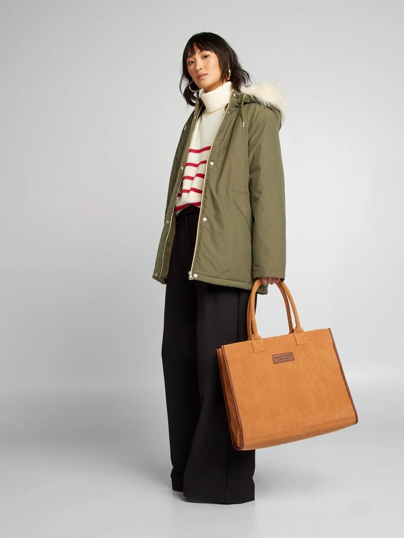 Parka Lungo Impermeabile Con Cappuccio 2 Parka Lungo Impermeabile Con Cappuccio - immagine 2