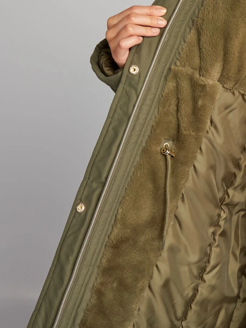 Parka Lungo Impermeabile Con Cappuccio 5 Parka Lungo Impermeabile Con Cappuccio - immagine 5