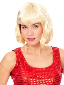 Parrucca Corta Con Frangia