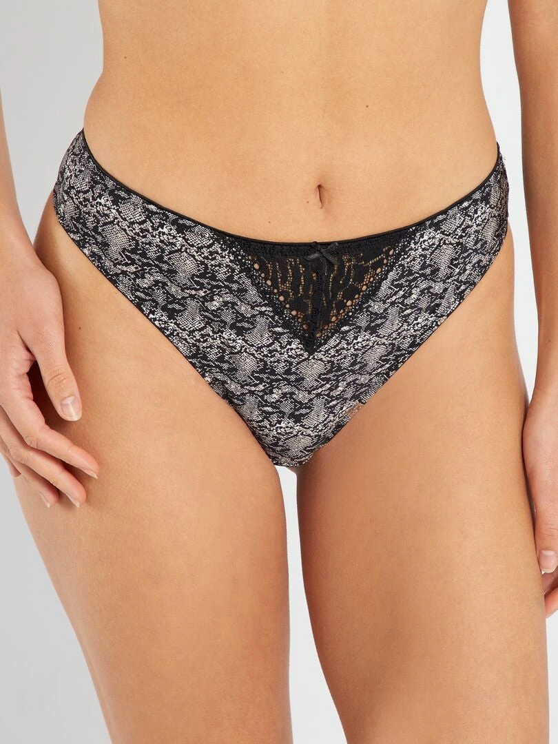 Perizoma In Microfibra 'Sans Complexe' 4 Perizoma In Microfibra 'Sans Complexe' - immagine 4