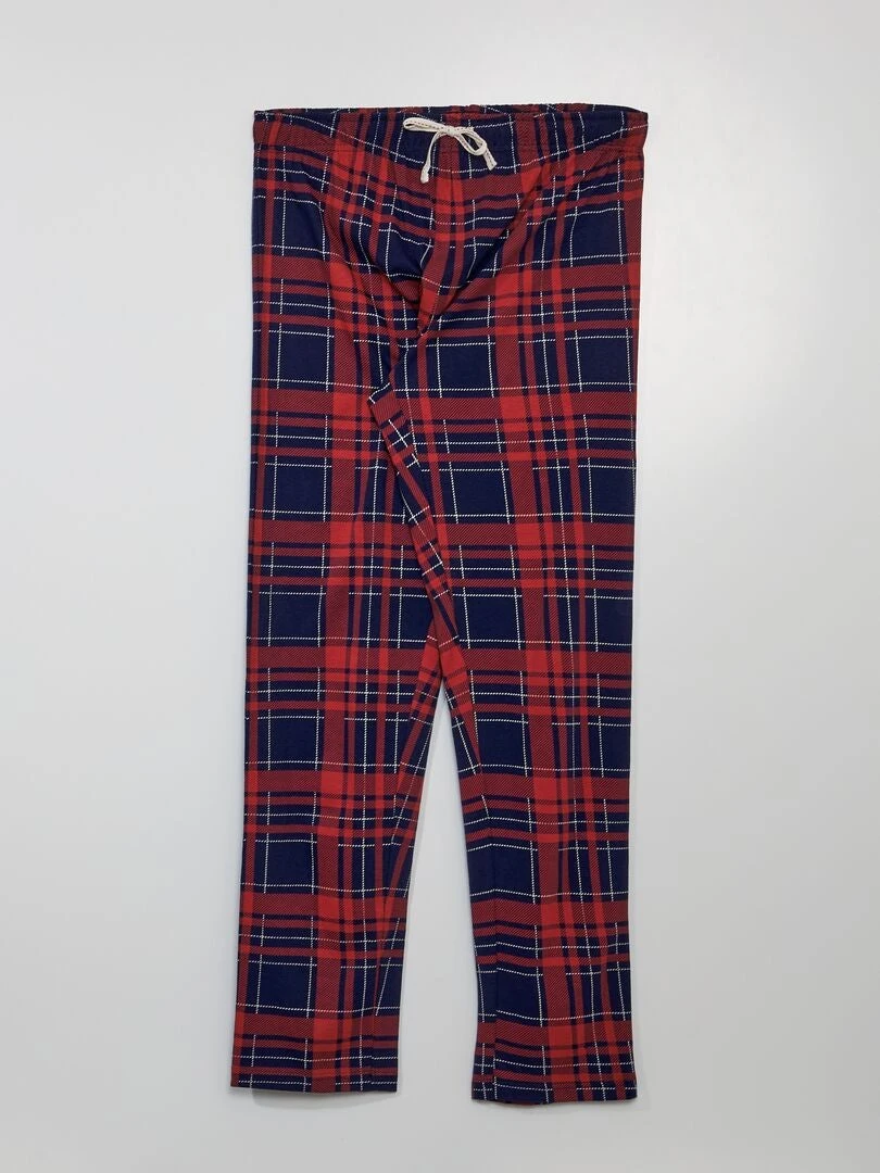 Pigiama In Flanella Camicia + Pantaloni - 2 Pezzi 3 Pigiama In Flanella Camicia + Pantaloni - 2 Pezzi - immagine 3