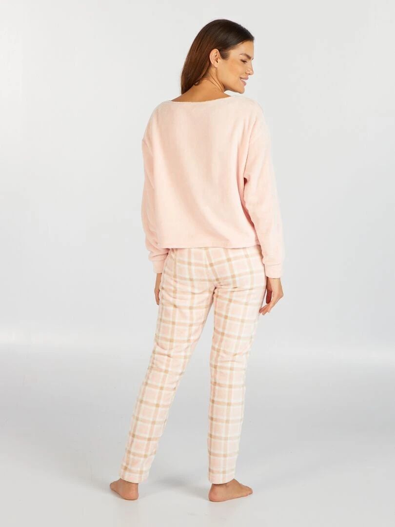 Pigiama In Pile - 2 Pezzi 3 Pigiama In Pile - 2 Pezzi - immagine 3