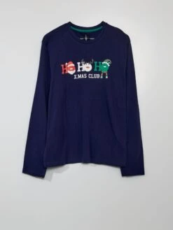 Pigiama Lungo Di Natale 2 Pezzi -Kiabi pigiama lungo di natale 2 pezzi bluverde aud20 1 frb3