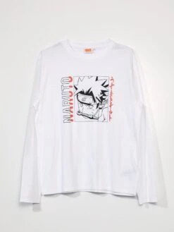 Pigiama Lungo 'Naruto' - 2 Pezzi -Kiabi pigiama lungo naruto 2 pezzi bianco ane12 1 frb3