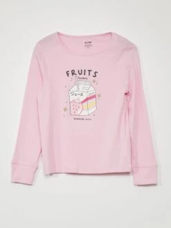Pigiama Lungo - Stampa Fragole - 2 Pezzi -Kiabi pigiama lungo stampa fragole 2 pezzi rosa awx14 1 frb3
