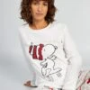 Pigiama Lungo - Stampa 'Snoopy' - 2 Pezzi