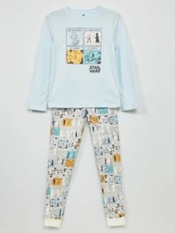 Pigiama Lungo 'Star Wars' In Jersey - 2 Pezzi