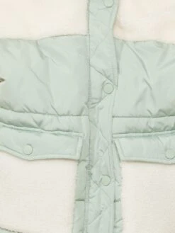 Piumino Bimateriale Con Cappuccio 9 Piumino Bimateriale Con Cappuccio -Kiabi piumino bimateriale con cappuccio biancoverde celadon aup70 2 frb5