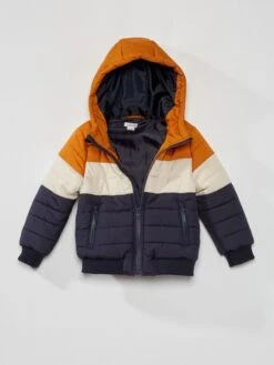 Piumino Con Cappuccio Color Block 5 Piumino Con Cappuccio Color Block -Kiabi piumino con cappuccio color block blu awe74 1 frb3