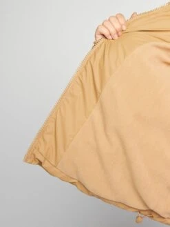 Piumino Corto Con Fodera In Pile -Kiabi piumino corto con fodera in pile beige ait60 1 frb6