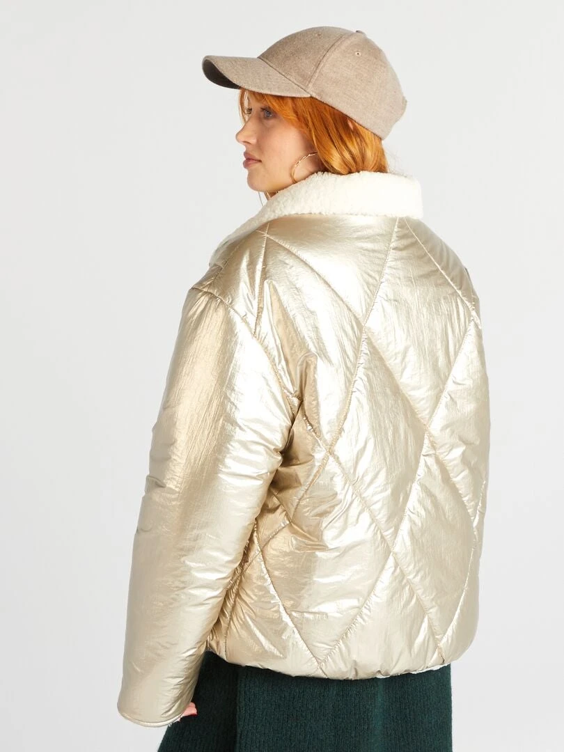 Piumino Double Face In Sherpa 6 Piumino Double Face In Sherpa - immagine 6