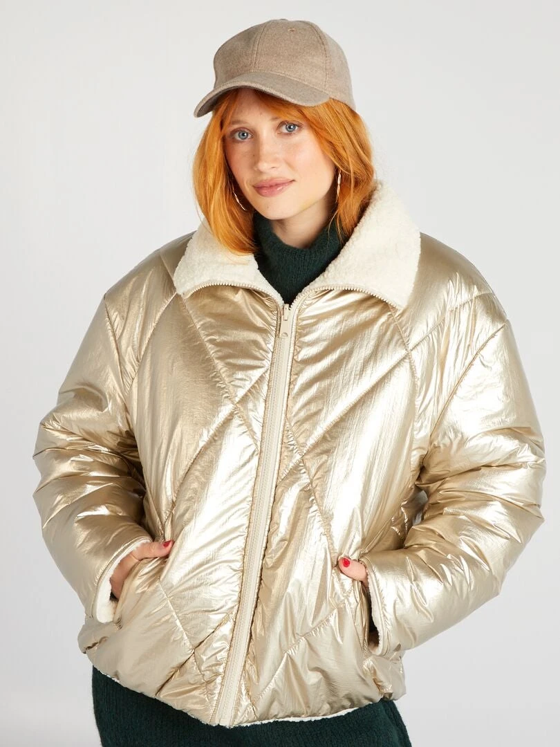 Piumino Double Face In Sherpa 7 Piumino Double Face In Sherpa - immagine 7