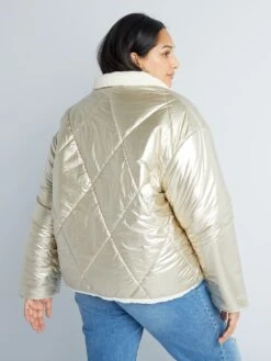 Piumino Double Face Trapuntato -Kiabi piumino double face trapuntato oro come sa any62 1 frb3