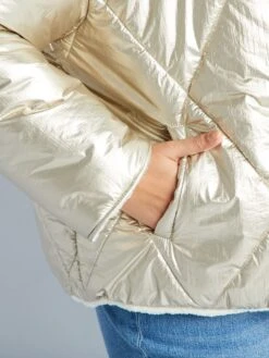 Piumino Double Face Trapuntato -Kiabi piumino double face trapuntato oro come sa any62 1 frb7