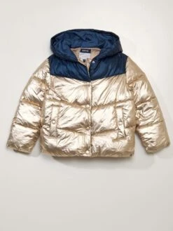 Piumino Impermeabile Color Block