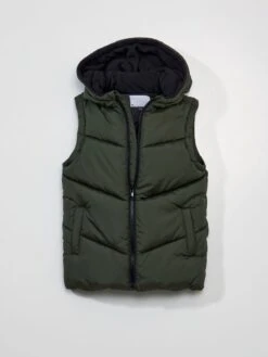 Piumino Impermeabile Con Maniche Staccabili -Kiabi piumino impermeabile con maniche staccabili verde auq30 1 frb4