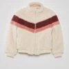 Piumino In Sherpa Color Block