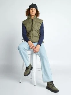 Piumino Largo Senza Maniche