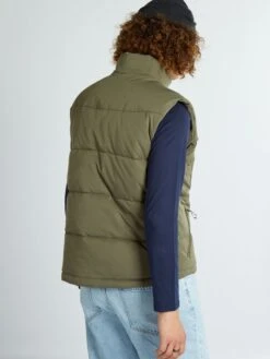 Piumino Largo Senza Maniche -Kiabi piumino largo senza maniche kaki aev73 3 frb4