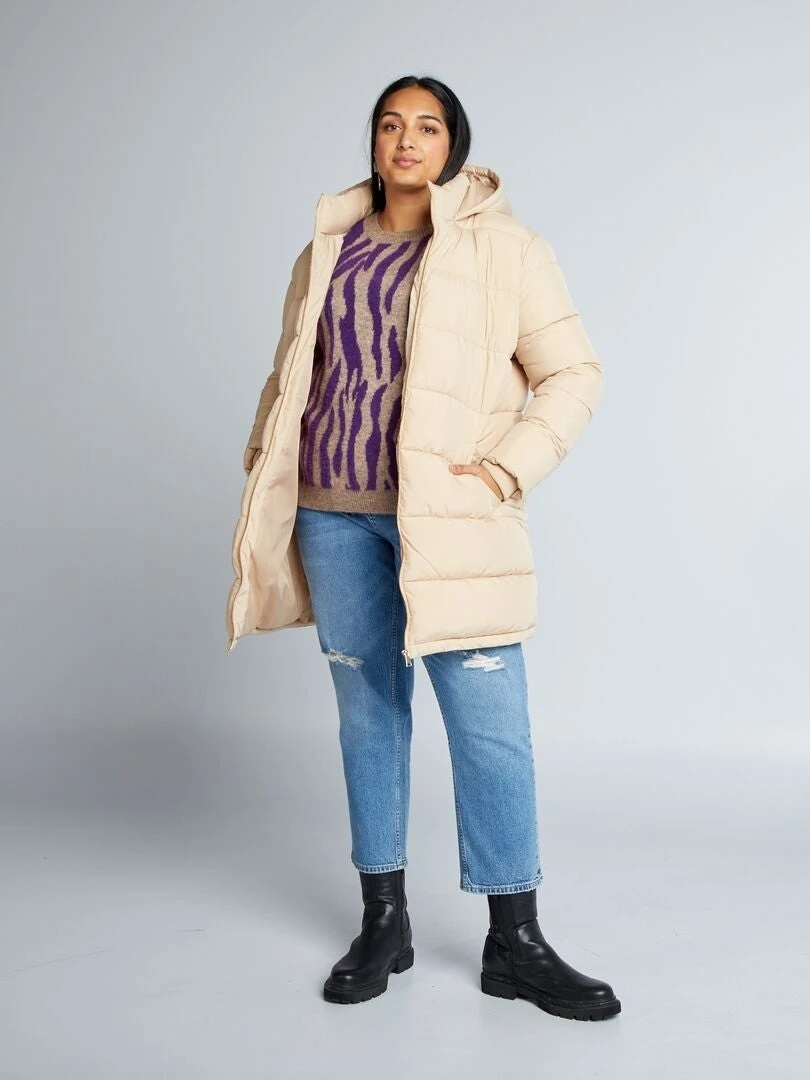 Piumino Lungo Con Cappuccio 1 Piumino Lungo Con Cappuccio